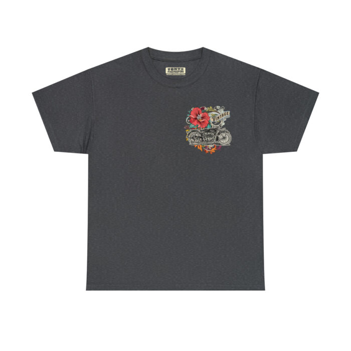 Vintage Motorcycle Logo -Unisex Heavy Cotton Tee men's womans gift - Image 6