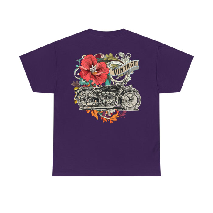 Vintage Motorcycle Logo -Unisex Heavy Cotton Tee men's womans gift - Image 7