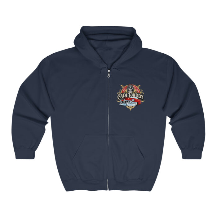 Cadi Daddy-Unisex Heavy Blend Full Zip Hooded Sweatshirt - Image 7