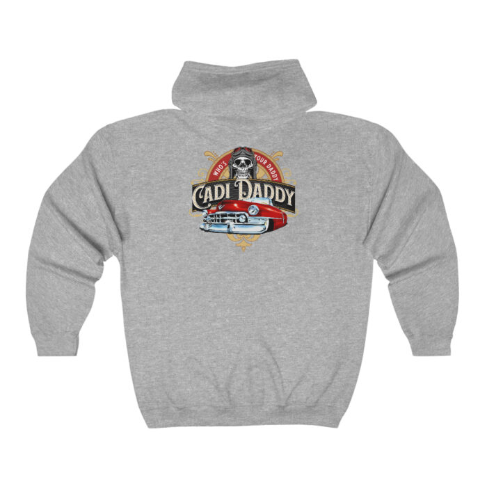 Cadi Daddy-Unisex Heavy Blend Full Zip Hooded Sweatshirt - Image 4