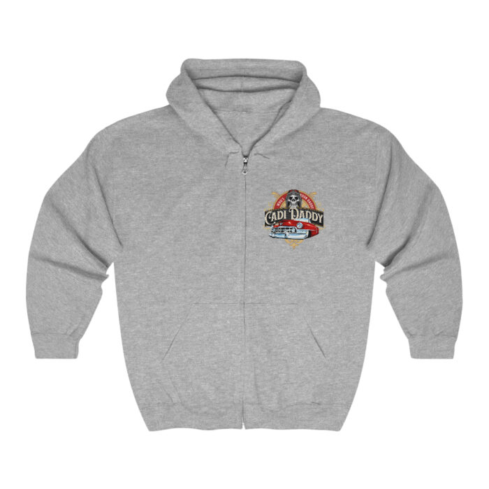 Cadi Daddy-Unisex Heavy Blend Full Zip Hooded Sweatshirt - Image 3