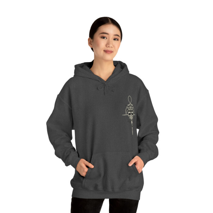 Scroll Skull- Unisex Heavy Blend Hooded Sweatshirt - Image 24
