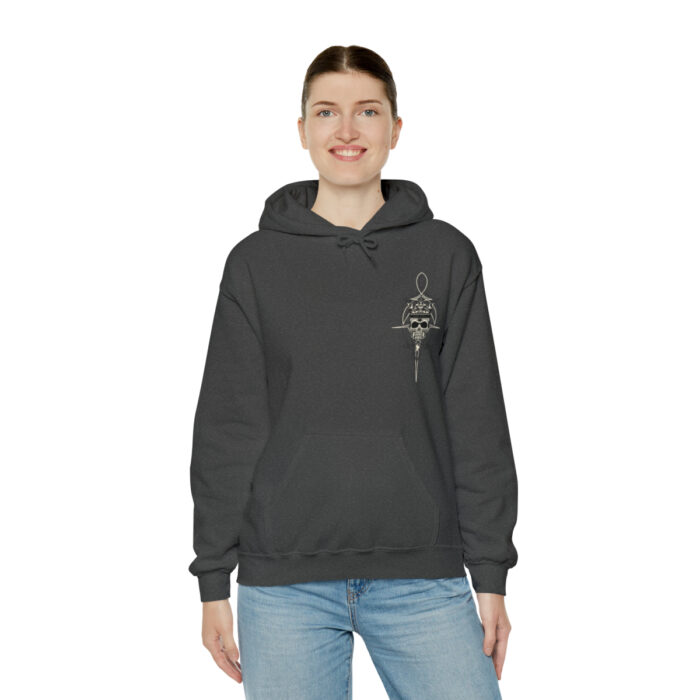 Scroll Skull- Unisex Heavy Blend Hooded Sweatshirt - Image 26
