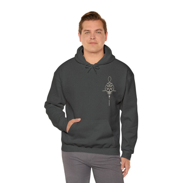 Scroll Skull- Unisex Heavy Blend Hooded Sweatshirt - Image 27