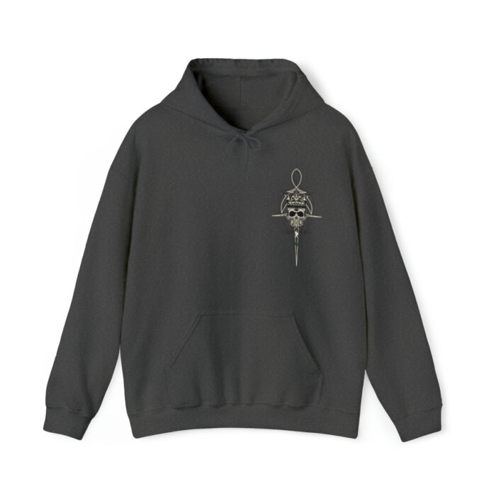 Scroll Skull- Unisex Heavy Blend Hooded Sweatshirt - Image 22