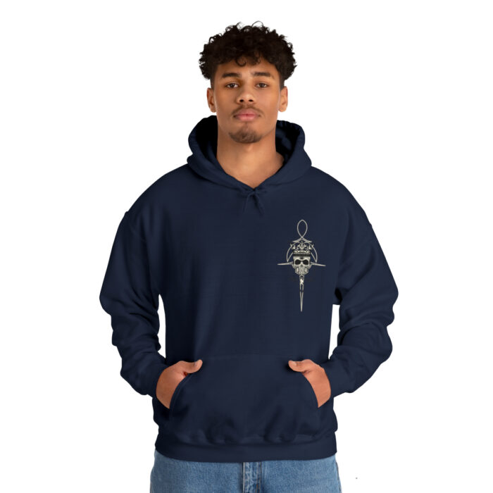 Scroll Skull- Unisex Heavy Blend Hooded Sweatshirt - Image 32