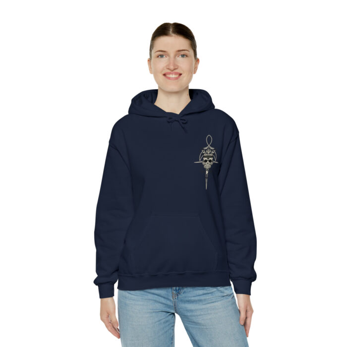 Scroll Skull- Unisex Heavy Blend Hooded Sweatshirt - Image 33