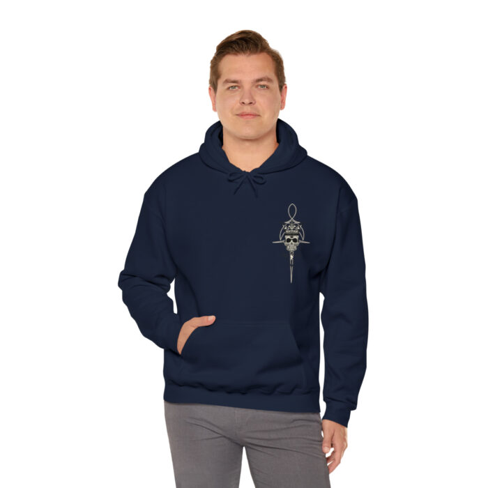 Scroll Skull- Unisex Heavy Blend Hooded Sweatshirt - Image 34