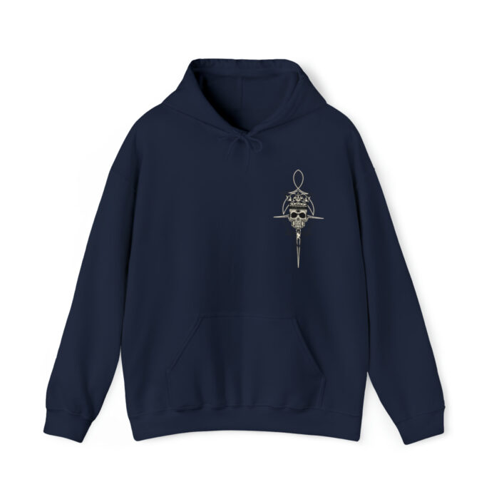 Scroll Skull- Unisex Heavy Blend Hooded Sweatshirt - Image 29