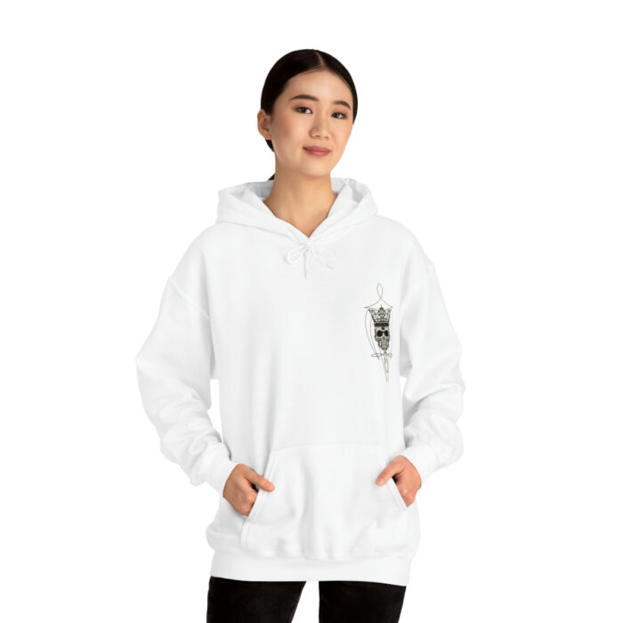 Scroll Skull- Unisex Heavy Blend Hooded Sweatshirt - Image 10