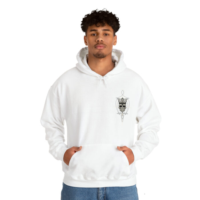 Scroll Skull- Unisex Heavy Blend Hooded Sweatshirt - Image 11