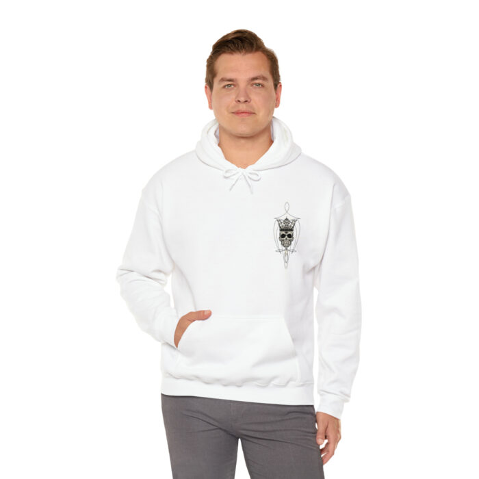 Scroll Skull- Unisex Heavy Blend Hooded Sweatshirt - Image 13