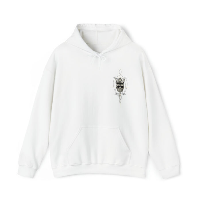 Scroll Skull- Unisex Heavy Blend Hooded Sweatshirt - Image 8