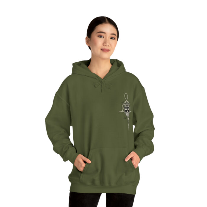 Scroll Skull- Unisex Heavy Blend Hooded Sweatshirt - Image 17