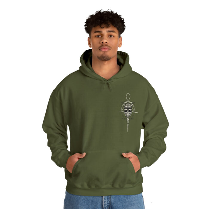 Scroll Skull- Unisex Heavy Blend Hooded Sweatshirt - Image 18