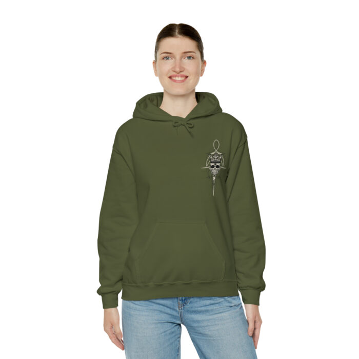 Scroll Skull- Unisex Heavy Blend Hooded Sweatshirt - Image 19