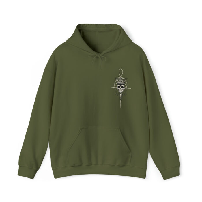Scroll Skull- Unisex Heavy Blend Hooded Sweatshirt - Image 15