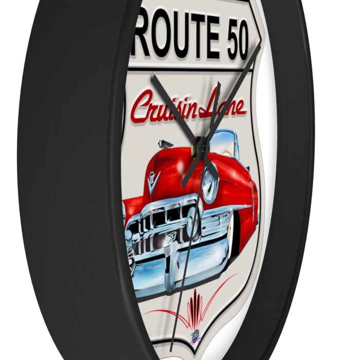 Route 50 Cadillac -Wall Clock gift - Image 3