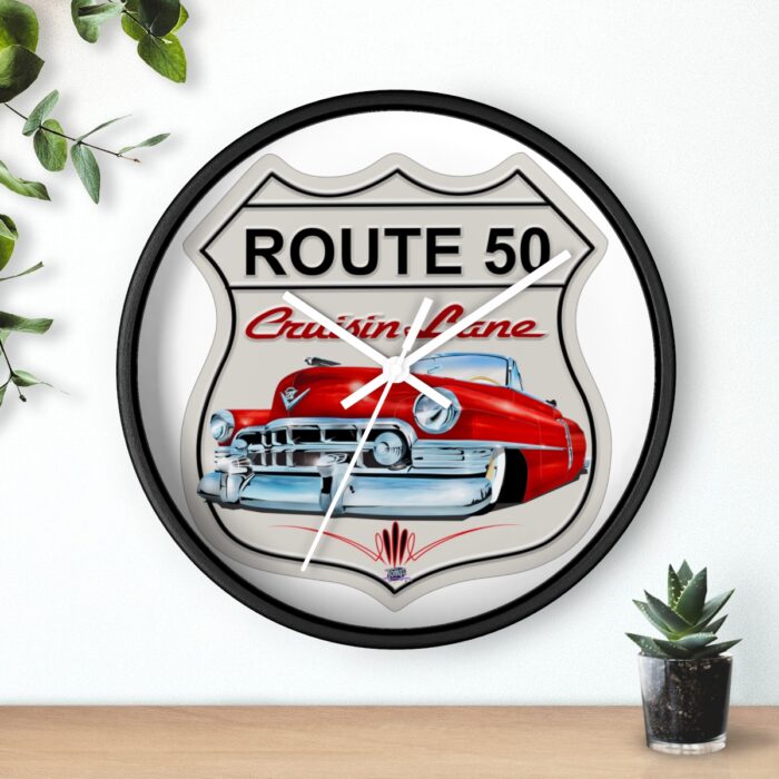 Route 50 Cadillac -Wall Clock gift - Image 6
