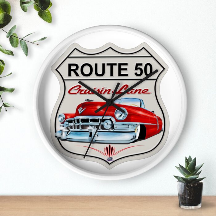 Route 50 Cadillac -Wall Clock gift - Image 9