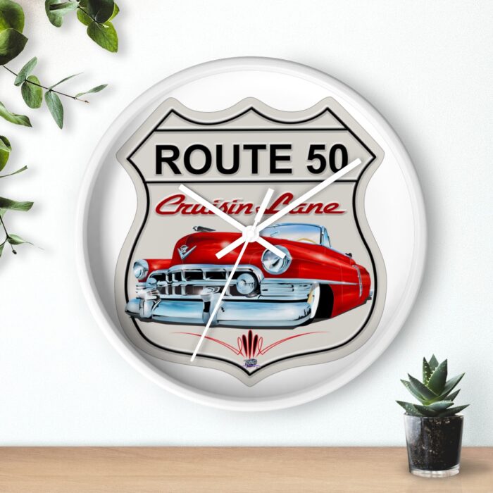 Route 50 Cadillac -Wall Clock gift - Image 12