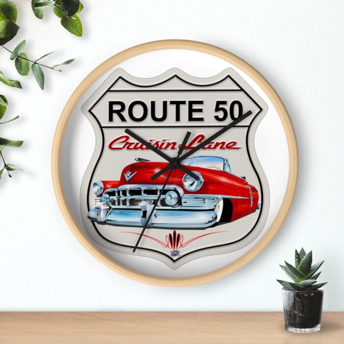 Route 50 Cadillac -Wall Clock gift - Image 15
