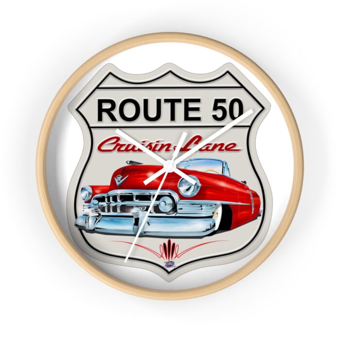 Route 50 Cadillac -Wall Clock gift - Image 16