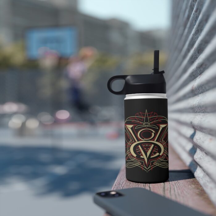 V8- Mens gift Stainless Steel Water Bottle, Standard Lid - Image 13