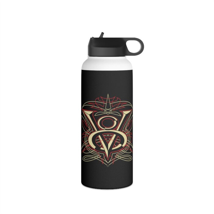 V8- Mens gift Stainless Steel Water Bottle, Standard Lid