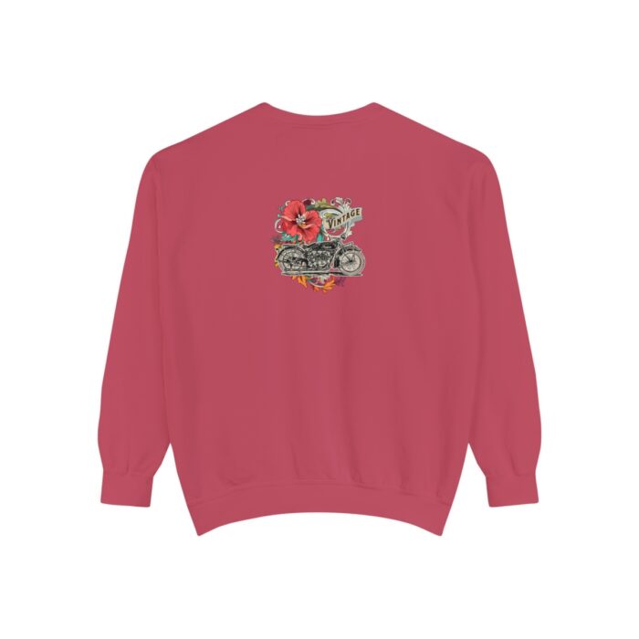 Vintage motorcycle -Unisex Garment-Dyed Sweatshirt Route 66 gift dad - Image 138