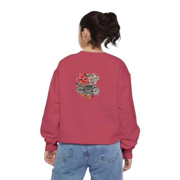 Vintage motorcycle -Unisex Garment-Dyed Sweatshirt Route 66 gift dad - Image 142