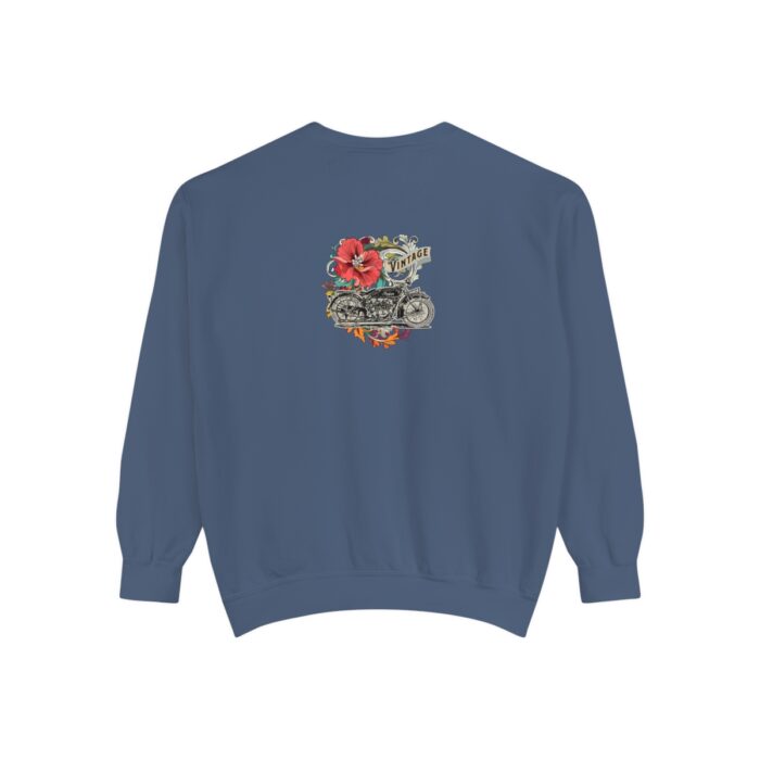 Vintage motorcycle -Unisex Garment-Dyed Sweatshirt Route 66 gift dad - Image 98