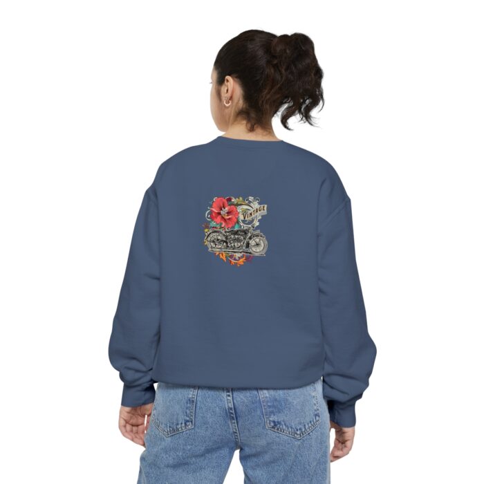 Vintage motorcycle -Unisex Garment-Dyed Sweatshirt Route 66 gift dad - Image 102