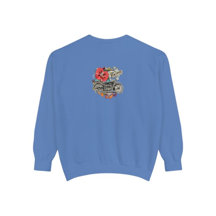 Vintage motorcycle -Unisex Garment-Dyed Sweatshirt Route 66 gift dad - Image 82