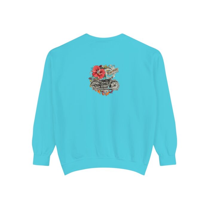 Vintage motorcycle -Unisex Garment-Dyed Sweatshirt Route 66 gift dad - Image 66