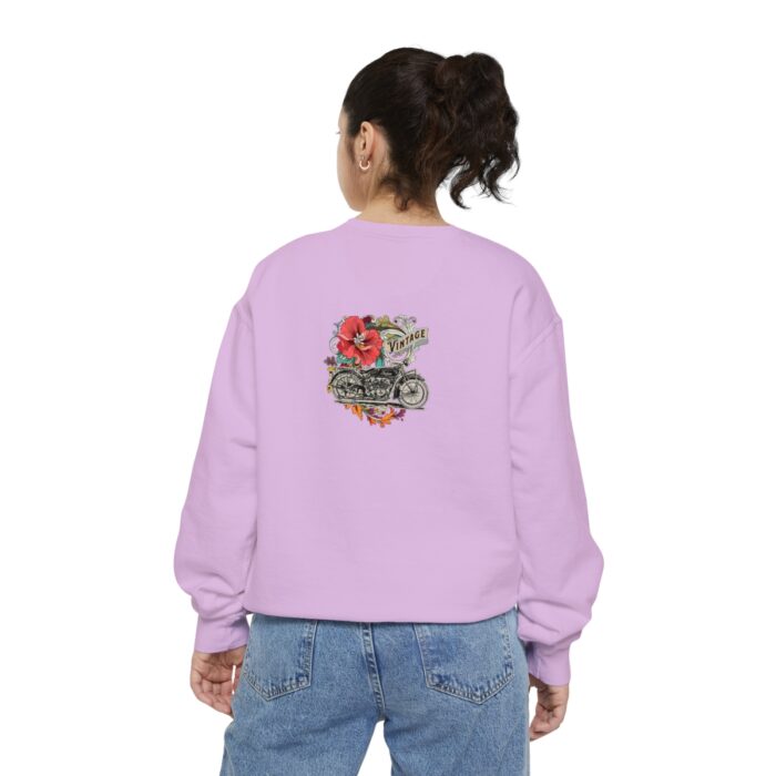 Vintage motorcycle -Unisex Garment-Dyed Sweatshirt Route 66 gift dad - Image 126