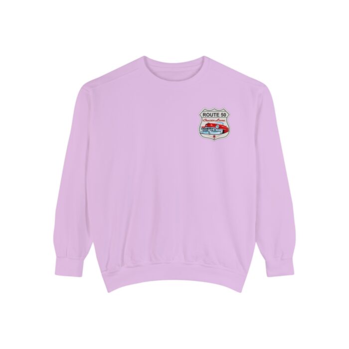 Route 50 Cadi-Unisex Garment-Dyed Sweatshirt Route 66 - Image 121