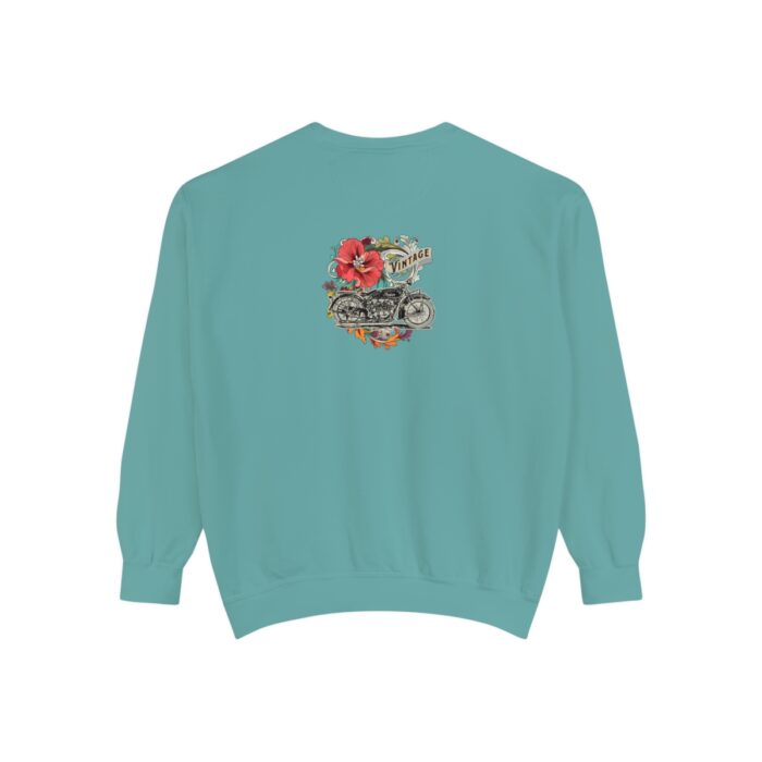 Vintage motorcycle -Unisex Garment-Dyed Sweatshirt Route 66 gift dad - Image 58