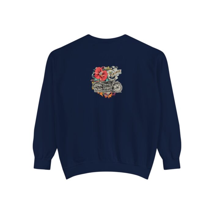 Vintage motorcycle -Unisex Garment-Dyed Sweatshirt Route 66 gift dad - Image 106