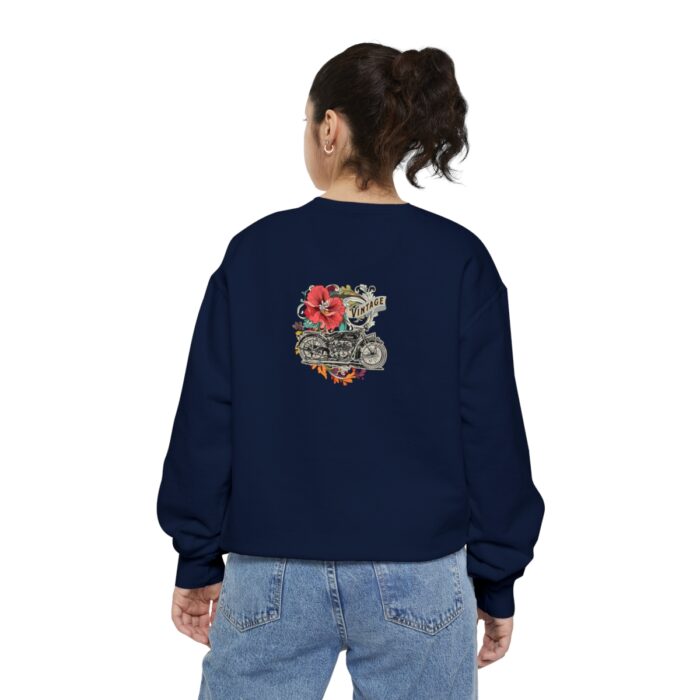 Vintage motorcycle -Unisex Garment-Dyed Sweatshirt Route 66 gift dad - Image 110