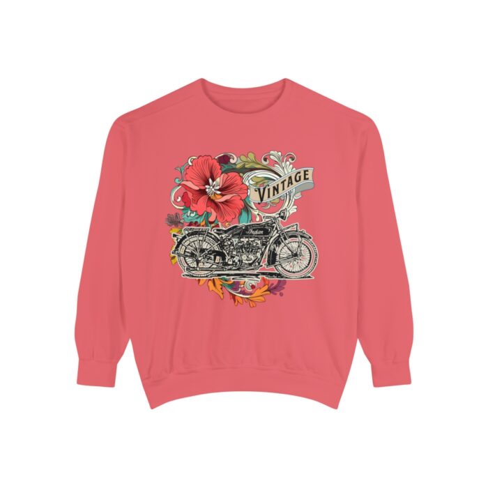 Vintage motorcycle -Unisex Garment-Dyed Sweatshirt Route 66 gift dad - Image 129