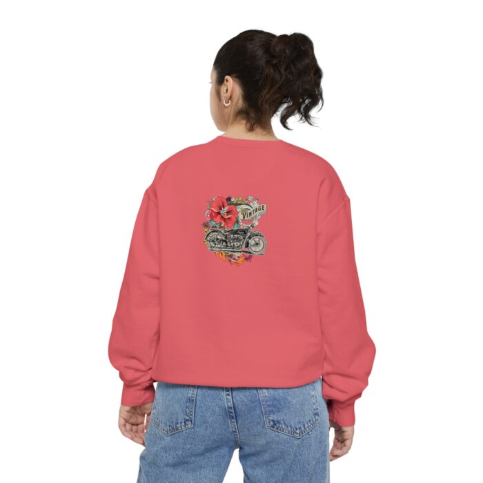 Vintage motorcycle -Unisex Garment-Dyed Sweatshirt Route 66 gift dad - Image 134