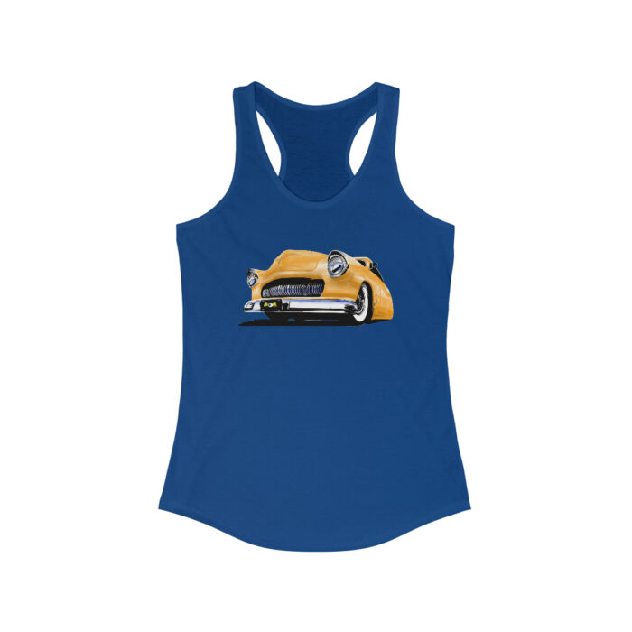 Yellow Merc Women's Ideal Racerback Tank - Image 3