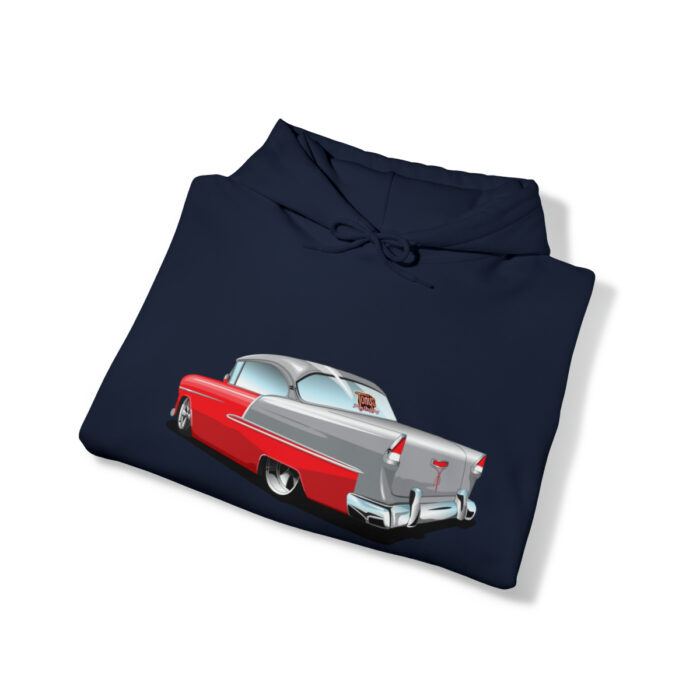 55 chevy ,Unisex Heavy Blend Hooded Sweatshirt - Image 4