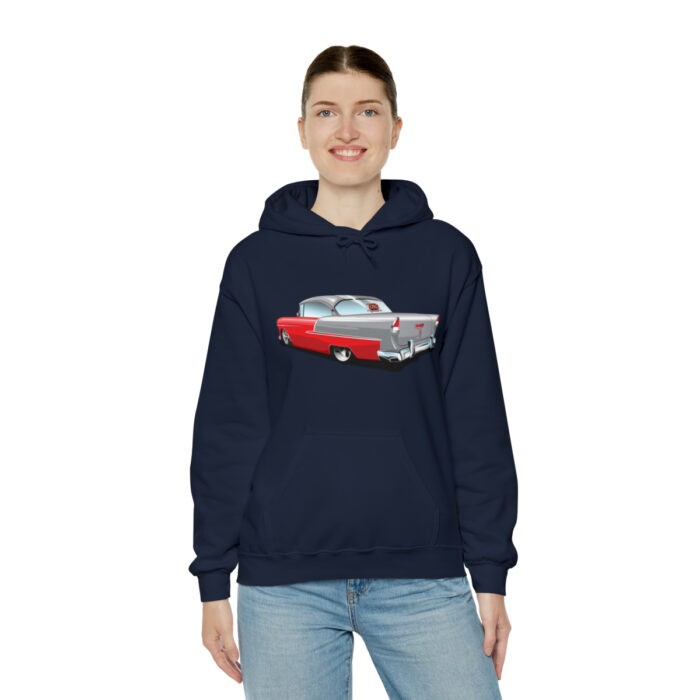 55 chevy ,Unisex Heavy Blend Hooded Sweatshirt - Image 7