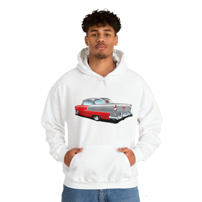 55 chevy ,Unisex Heavy Blend Hooded Sweatshirt - Image 15