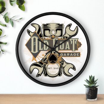 Old Goat Garage-Wall Clock