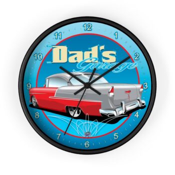 Dads Garage 55-Wall Clock