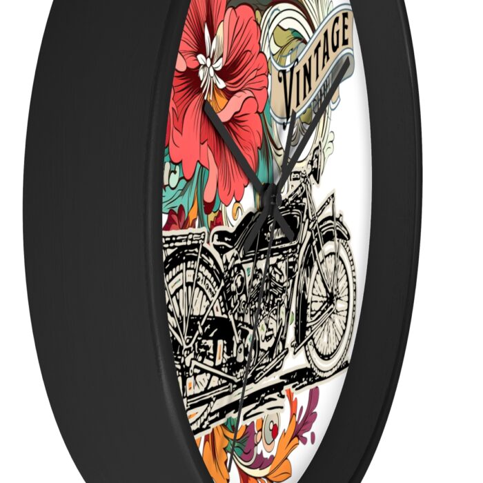 Vintage Motorcycle -Wall Clock - Image 2