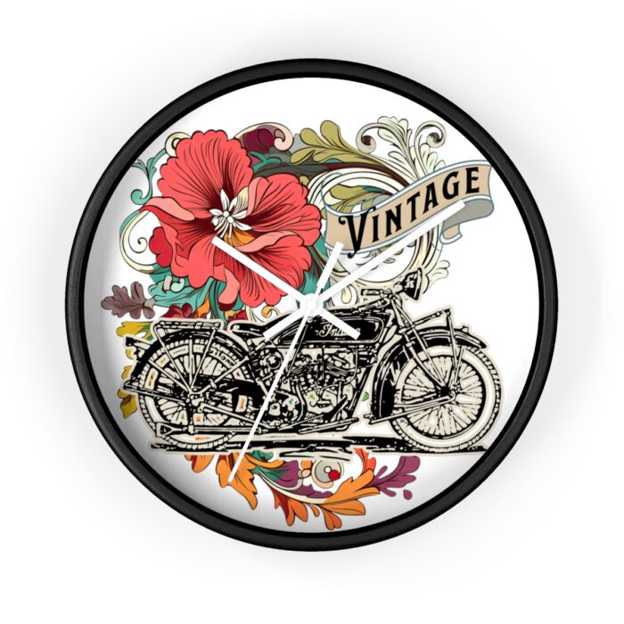 Vintage Motorcycle -Wall Clock - Image 4
